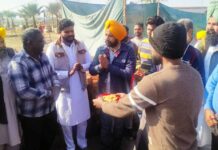 ਚੇਅਰਮੈਨ ਪਨੂੰ ਵਲੋਂ ਹਲਕੇ ਅੰਦਰ ਵਿਕਾਸ ਕਾਰਜਾਂ ਦੀ ਲੜੀ ਤਹਿਤ ਪਿੰਡ ਸੈਦ ਮੁਬਾਰਕ ਵਿਖੇ ਪਿੰਡ ਵਾਸੀਆਂ ਦੀ ਸਹੂਲਤ ਲਈ ਜੰਝ ਘਰ ਦੀ ਉਸਾਰੀ ਦਾ ਕੰਮ ਸ਼ੁਰੂ ਕਰਵਾਇਆ ਗਿਆ