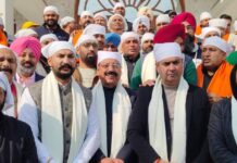 कैबिनेट मंत्री मोहिंदर भगत मेयर, सीनियर डिप्टी मेयर और डिप्टी मेयर के साथ श्री गुरु रविदास धाम में हुए नतमस्तक