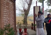 ਵਿਧਾਇਕ ਫਾਜਿਲਕਾ ਨੇ ਪਿੰਡ ਘੜੂਮੀ ਵਿਖੇ ਸ਼ਹੀਦਾ ਦੀ ਸਮਾਧ ਦਾ ਨਵੀਨੀਕਰਨ ਦਾ ਨੀਂਹ ਪੱਥਰ ਰੱਖਿਆ