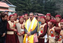 Chief Minister Thakur Sukhvinder Singh Sukhu listening to public grievances at circuit house Manali today morning i.e.21st January 2025.