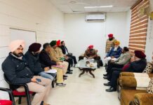 चेयरमैन जगरूप सिंह सेखवाँ ने जिले में चल रहे विकास कार्यों की समीक्षा की