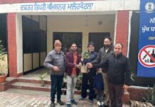 ਸਮਾਜ ਸੇਵਕ ਅਤੇ ਵਾਤਾਵਰਣ ਪ੍ਰੇਮੀ ਸ਼ੌਕਤ ਅਲੀ ਨੇ ਨਵੇਂ ਸਾਲ ਮੌਕੇ ਦਫ਼ਤਰ ਡਿਪਟੀ ਕਮਿਸ਼ਨਰ ਮਾਲੇਰਕੋਟਲਾ ਵਿਖੇ ਬੂਟੇ ਵੰਡੇ