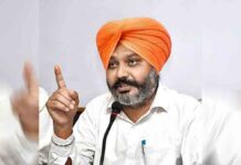 ਸਪੈਸ਼ਲ ਆਪ੍ਰੇਸ਼ਨ ਗਰੁੱਪ ਵੱਲੋਂ 220 ਪੇਟੀਆਂ ਨਜਾਇਜ਼ ਸ਼ਰਾਬ ਸਮੇਤ ਟਰੱਕ ਕਾਬੂ: ਹਰਪਾਲ ਸਿੰਘ ਚੀਮਾ