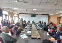 अंतर्राष्ट्रीय शिवरात्रि महोत्सव के भव्य आयोजन हेतु वित्तीय संसाधन जुटाने को लेकर बैठक