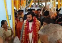 ਮੁੱਖ ਮੰਤਰੀ ਨਾਇਬ ਸੈਣੀ ਚਾਂਦੀ ਮਾਤਾ ਮੰਦਰ ਪਹੁੰਚੇ, ਰਾਜ ਦੀ ਖੁਸ਼ਹਾਲੀ ਲਈ ਹਵਨ-ਪੂਜਾ ਕੀਤੀ, ਸੁਰੱਖਿਆ ਪ੍ਰਬੰਧ ਤੰਗ