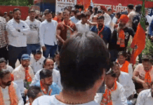 ਪੰਜਾਬ ਲੁਧਿਆਣਾ ਭਾਜਪਾ ਵਰਕਰਾਂ ਨੇ ਸੀ ਪੀ ਦਫ਼ਤਰ ਦੀਆਂ ਖਬਰਾਂ ਦਾ ਵਿਰੋਧ ਕੀਤਾ