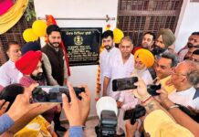 ਵਿਧਾਇਕ ਸ਼ੈਰੀ ਕਲਸੀ ਵੱਲੋਂ 49 ਲੱਖ ਦੇ ਵਿਕਾਸ ਕਾਰਜਾਂ ਦਾ ਉਦਘਾਟਨ