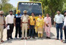 ਸੇਫ ਸਕੂਲ ਵਾਹਨ ਟੀਮ ਵੱਲੋਂ ਨਿਯਮ ਉਲੰਘਣ ਵਾਲੀਆਂ ਬੱਸਾਂ ਦੇ ਚਲਾਨ ਜਾਰੀ