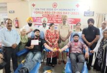ਰੈਡ ਕਰਾਸ ਦਿਵਸ ‘ਤੇ ਖੂਨਦਾਨ ਮਨੁੱਖਤਾ ਦੀ ਸੇਵਾ ਵੱਲ ਇਕ ਨੇਕ ਕਦਮ: ਸਾਕਸ਼ੀ ਸਾਹਨੀ