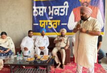 ਨਸ਼ਾ ਮੁਕਤੀ ਯਾਤਰਾ: ਵਿਧਾਇਕ ਭੁੱਲਰ ਵਲੋਂ ਨਸ਼ੇ ਖਿਲਾਫ ਇਕਜੁਟ ਹੋਣ ਦੀ ਅਪੀਲ