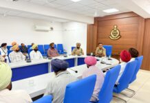 ਜ਼ਿਲ੍ਹਾ ਪੁਲਿਸ ਮੁਖੀ ਵੱਲੋਂ ਮੌਜੂਦਾ ਹਾਲਾਤਾਂ ਦੇ ਮੱਦੇਨਜ਼ਰ ਜ਼ਿਲ੍ਹੇ ਦੇ ਸਾਬਕਾ ਸੈਨਿਕਾਂ ਨਾਲ ਕੀਤੀ ਗਈ ਅਹਿਮ ਮੀਟਿੰਗ