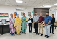 ਉਦਭਵ ਆਵਾਸ ਦੀ ਦੋ ਵਿਦਿਆਰਥਿਨੀਆਂ ਰਮਨਦੀਪ ਤੇ ਅਨੂ ਐਸ਼ਮੀਨ ਸਨਮਾਨਿਤ