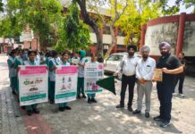 ਹਾਈਪਰ ਟੈਂਨਸ਼ਨ ਬਾਰੇ ਜਾਗਰੂਕਤਾ ਰੈਲੀ ਕੱਢੀ ਹਾਈ ਬਲੱਡਪ੍ਰੈਸ਼ਰ ਨੂੰ ਕਦੇ ਵੀ ਨਾ ਕਰੋ ਅਨਗੋਲਿਆ : ਸਿਵਲ ਸਰਜਨ ਡਾ. ਗੁਰਪ੍ਰੀਤ ਸਿੰਘ ਰਾਏ