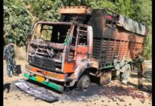 ਚਰਖੀ ਦਾਦਰੀ ‘ਚ ਭਿਆਨਕ ਸੜਕ ਹਾਦਸਾ: ਸ਼ਰਾਬ ਨਾਲ ਭਰਿਆ ਟਰੱਕ ਟਕਰਾਇਆ, ਡਰਾਈਵਰ ਜ਼ਿੰਦਾ ਸੜਿ*ਆ