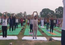 ਗਿਆਰਵਾਂ ਕੌਮਾਂਤਰੀ ਯੋਗਾ ਦਿਵਸ ਮੌਕੇ ਸਥਾਨਕ ਜ਼ਾਕਿਰ ਹੁਸੈਣ ਸਟੇਡੀਅਮ ‘ਚ ਜ਼ਿਲ੍ਹਾ ਪੱਧਰੀ ਸਮਾਗਮ