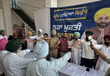 ਦਲਵੀਰ ਢਿੱਲੋਂ ਤੇ ਰਾਜਵੰਤ ਘੁੱਲੀ ਨੇ ਨਸ਼ਿਆਂ ਖਿਲਾਫ਼ ਸਹੁੰ ਚੁਕਾਈ