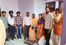 ਚੇਤਨ ਪ੍ਰਕਾਸ਼ ਧਾਲੀਵਾਲ, ਮੈਂਬਰ ਪੰਜਾਬ ਸਟੇਟ ਫੂਡ ਕਮਿਸ਼ਨ ਵੱਲੋਂ ਫ਼ਿਰੋਜ਼ਪੁਰ ਦਾ ਦੌਰਾ