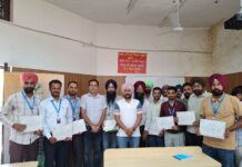 ਰਾਸ਼ਟਰੀ ਸਿਖਲਾਈ ਪ੍ਰੋਗਰਾਮ ਤਹਿਤ ਬੀ.ਐਲ.ਓਜ਼ ਦੀ ਕਰਵਾਈ ਜਾ ਰਹੀ ਹੈ ਟਰੇਨਿੰਗ