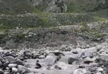 ਬੱਦਲ ਫਟਣ ਕਾਰਨ ਕਸ਼ੰਗ ਨੈਹਰ ਤਬਾਹ, ਪੰਜ ਪਿੰਡਾਂ ਦਾ ਸਿੰਚਾਈ ਸਿਸਟਮ ਠੱਪ