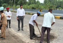 ਨੰਗਲ ਨੈਸ਼ਨਲ ਹਾਈਵੇ -503 (ਐਕਸਟੈਂਸ਼ਨ) ਦੀ ਮੁਰੰਮਤ ਦਾ ਕੰਮ ਸ਼ੁਰੂ