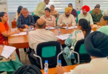 ਡਿਪਟੀ ਕਮਿਸ਼ਨਰ ਨੇ ਬੈਂਕਾਂ ਦੀ ਪ੍ਰਗਤੀ ਦੀ ਸਮੀਖਿਆ ਮੀਟਿੰਗ ਕੀਤੀ