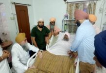 ਸਪੀਕਰ ਸੰਧਵਾ ਨੇ – ਸੰਤ ਮਹਿੰਦਰ ਦਾਸ ਦਾ ਹਾਲ ਚਾਲ ਜਾਣਿਆ