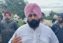 ਹਰਜੋਤ ਬੈਂਸ ਨੇ ਚਰਨ ਗੰਗਾ ਖੱਡ ਦਾ ਕੀਤਾ ਦੌਰਾ