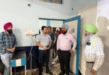 ਤਰਨ ਤਾਰਨ ਉਪ ਚੋਣ ਦੇ ਮੱਦੇਨਜ਼ਰ ਪੋਲਿੰਗ ਸਟਾਫ਼ ਦੀ ਰਿਹਰਸਲ