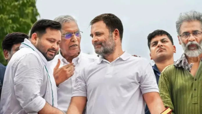 Aj Di Awaaj ਬਿਹਾਰ ਚੋਣ 2025: ਚਾਰ ਸੀਟਾਂ ‘ਤੇ RJD ਅਤੇ ਕਾਂਗਰਸ ਸਾਮ੍ਹਣੇ, ਰਾਹੁਲ ਅਤੇ ਤੇਜਸਵੀ ਕਿਸ ਦੇ ਲਈ ਪ੍ਰਚਾਰ ਕਰਨਗੇ?