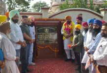 ਭਿਖਾਰੀਵਾਲ ਤੋਂ ਬਖਸ਼ੀਵਾਲ ਤੱਕ ਸੰਪਰਕ ਸੜਕ ਦਾ ਨੀਂਹ ਪੱਥਰ ਰੱਖਿਆ