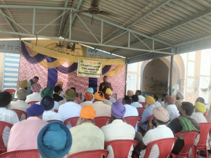 Farmers should make fields fertile