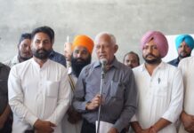 ਕੈਬਨਿਟ ਮੰਤਰੀ ਨੇ ਕਰੀਬ 10 ਕਰੋੜ 36 ਲੱਖ ਰੁਪਏ ਦੀ ਲਾਗਤ ਵਾਲੇ 11 ਸੜਕੀ ਵਿਕਾਸ ਪ੍ਰੋਜੈਕਟਾਂ ਦੀ ਕਰਵਾਈ ਸ਼ੁਰੂਆਤ Cabinet Minister launches 11 road