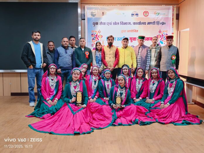 ਮੰਡੀ ‘ਚ ਜ਼ਿਲ੍ਹਾ ਸਤਰ ਦਾ ਯੂਵਾ ਉਤਸਵ, 150 ਹਿੱਸੇਦਾਰਾਂ ਨੇ ਦਿੱਤਾ ਜੋਸ਼ੀਲਾ ਪ੍ਰਦਰਸ਼ਨ