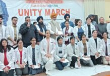 ਫ਼ਰੀਦਕੋਟ ਵਿੱਚ ਵਿਸ਼ਾਲ ਪੈਦਲ ਯਾਤਰਾ ਦਾ ਆਯੋਜਨ