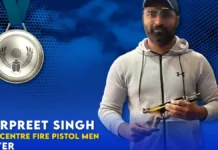 ਗੁਰਪ੍ਰੀਤ ਸਿੰਘ ਨੇ 25 ਮੀਟਰ ਸੈਂਟਰ ਫਾਇਰ ਪਿਸਟਲ ਮੁਕਾਬਲੇ ‘ਚ ਜਿੱਤੀ ਚਾਂਦੀ