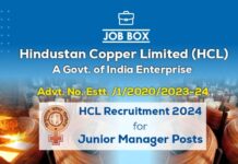 HCL ਭਰਤੀ 2025: ਜੂਨੀਅਰ ਮੈਨੇਜਰ ਪਦਾਂ ਲਈ ਭਰਤੀ ਸ਼ੁਰੂ HCL ਨੇ ਸੂਪਰਵਾਈਜ਼ਰੀ (E0 ਗਰੇਡ) ਦੇ ਜੂਨੀਅਰ ਮੈਨੇਜਰ ਪਦਾਂ ਲਈ ਭਰਤੀ ਦੀ ਪ੍ਰਕਿਰਿਆ ਸ਼ੁਰੂ ਕਰ ਦਿੱਤੀ ਹੈ। ਇਸ ਭਰਤੀ ਵਿੱਚ ਕੁੱਲ 64 ਖਾਲੀ ਪਦ ਭਰਏ ਜਾਣਗੇ,