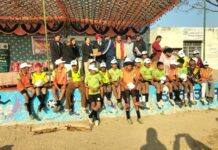 ਯੂਥ ਅਗੇਂਸਟ ਡਰਗਜ਼ ਕੈਂਪੇਨ ਤਹਿਤ ਵਿਦਿਆਰਥੀਆਂ ਦਾ ਫੁਟਬਾਲ ਮੈਚ