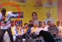 ਜਾਮਨਗਰ: ‘AAP’ ਵਿਧਾਇਕ ਗੋਪਾਲ ਇਟਾਲੀਆ ’ਤੇ ਚੱਪਲ ਸੁੱਟੀ, ਹੰਗਾਮਾ