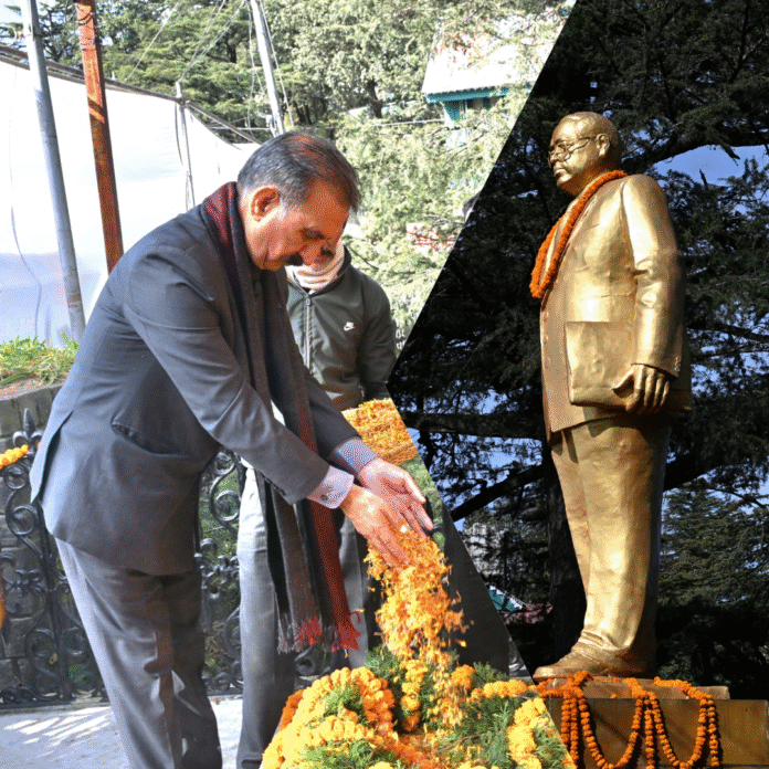 ਮੁੱਖ ਮੰਤਰੀ ਨੇ ਡਾ. ਭੀਮਰਾਵ ਅੰਬੇਡਕਰ ਦੀ ਪੁਣ੍ਯਤਿਥੀ ‘ਤੇ ਸ਼ਰਧਾਂਜਲੀ ਅਰਪਿਤ ਕੀਤੀ