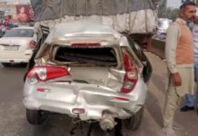 ਮਲੋਟ ਹਾਦਸਾ: ਕਾਰ ਦੋ ਟਰੱਕਾਂ ਵਿਚ ਫਸੀ, ਤਿੰਨ ਵਿਦਿਆਰਥੀ ਜ਼*ਖਮੀ