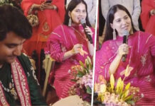 ਕਥਾਵਾਚਕ ਜਯਾ ਕਿਸ਼ੋਰੀ ਨੇ ਇੰਦਰੈਸ਼ ਉਪਾਧਿਆਇ ਦੀ ਸ਼ਾਦੀ ਵਿੱਚ ਭਰਿਆ ਮਿੱਠਾਸ, ਸਾਦਗੀ ਭਰੇ ਅੰਦਾਜ਼ ਨਾਲ ਜਿੱਤਿਆ ਸਭ ਦਾ ਦਿਲ ਕਥਾਵਾਚਕ ਜਯਾ ਕਿਸ਼ੋਰੀ ਨੇ ਇੰਦਰੈਸ਼ ਉਪਾਧਿਆਇ ਦੀ ਸ਼ਾਦੀ ਵਿੱਚ ਭਰਿਆ ਮਿੱਠਾਸ, ਸਾਦਗੀ ਭਰੇ ਅੰਦਾਜ਼ ਨਾਲ ਜਿੱਤਿਆ ਸਭ ਦਾ ਦਿਲ