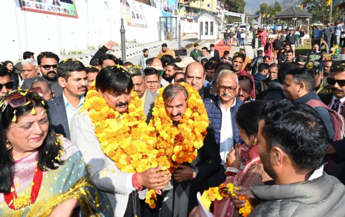 ਹਿਮਾਚਲ ਪ੍ਰਦੇਸ਼ ਦੇ ਮੁੱਖ ਮੰਤਰੀ ਠਾਕੁਰ ਸੁਖਵਿੰਦਰ ਸਿੰਘ ਸੁੱਖੂ ਨੇ ਅੱਜ ਕਾਂਗੜਾ ਜ਼ਿਲ੍ਹੇ ਦੇ ਧਰਮਸ਼ਾਲਾ ਵਿੱਚ 24.47 ਕਰੋੜ ਰੁਪਏ ਦੀ ਲਾਗਤ ਨਾਲ ਬਣੇ ਸਮ੍ਰਿੱਧਿ ਭਵਨ