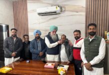 ਪੰਜਾਬ ਰਾਜ ਵਪਾਰੀ ਕਮਿਸ਼ਨ ਦੇ ਨਵ-ਨਿਯੁਕਤ ਅਹੁਦੇਦਾਰਾਂ ਨੂੰ ਵਧਾਈ