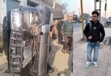 ਮੋਗਾ ‘ਚ ਬੇਕਾਬੂ ਸਕਾਰਪੀਓ ਦੁਕਾਨ ‘ਚ ਵੜੀ, 22 ਸਾਲਾ ਨੌਜਵਾਨ ਦੀ ਮੌ*ਤ