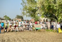 ਗਰਮੀ ਦੇ ਤਣਾਅ ਤੋਂ ਕਣਕ ਬਚਾਉਣ ਲਈ ਜਾਗਰੂਕਤਾ ਕੈਂਪ