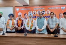 ਪੰਜਾਬ ‘ਚ ਭਾਜਪਾ ਦਾ ਵਧਦਾ ਦਾਇਰਾ: ਸੀਨੀਅਰ ਅਕਾਲੀ ਆਗੂ ਸਰਾਓ ਵੱਲੋਂ ਸ਼੍ਰੋਮਣੀ ਅਕਾਲੀ ਦਲ (ਪੁਨਰ ਸੁਰਜੀਤ) ਨੂੰ ਅਲਵਿਦਾ, ਭਾਜਪਾ ‘ਚ ਹੋਏ ਸ਼ਾਮਲ