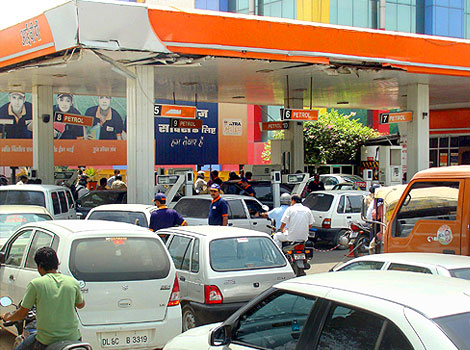 petrol pumps ion delhi