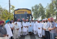 ਮੁੱਖ ਮੰਤਰੀ ਤੀਰਥ ਯਾਤਰਾ ਲਈ ਪਿੰਡ ਦੇਵੀ ਵਾਲਾ ਤੋਂ ਬੱਸ ਰਵਾਨਾ