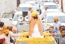 ਫਿਰੋਜ਼ਪੁਰ ਜ਼ਿਲ੍ਹੇ ਵਿੱਚ ਸ਼ੁਕਰਾਨਾ ਯਾਤਰਾ ਦੌਰਾਨ ਵੱਡੇ ਇਕੱਠ ਨੂੰ ਕੀਤਾ ਸੰਬੋਧਨ