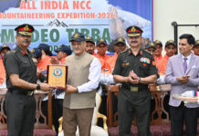 ਰਾਜਪਾਲ ਨੇ ਐਨਸੀਸੀ ਦੇ ਮਾਊਂਟ ਦਿਓ ਟਿੱਬਾ ਅਭਿਆਨ-2026 ਨੂੰ ਹਰੀ ਝੰਡੀ ਦਿਖਾ ਕੇ ਕੀਤਾ ਰਵਾਨਾ